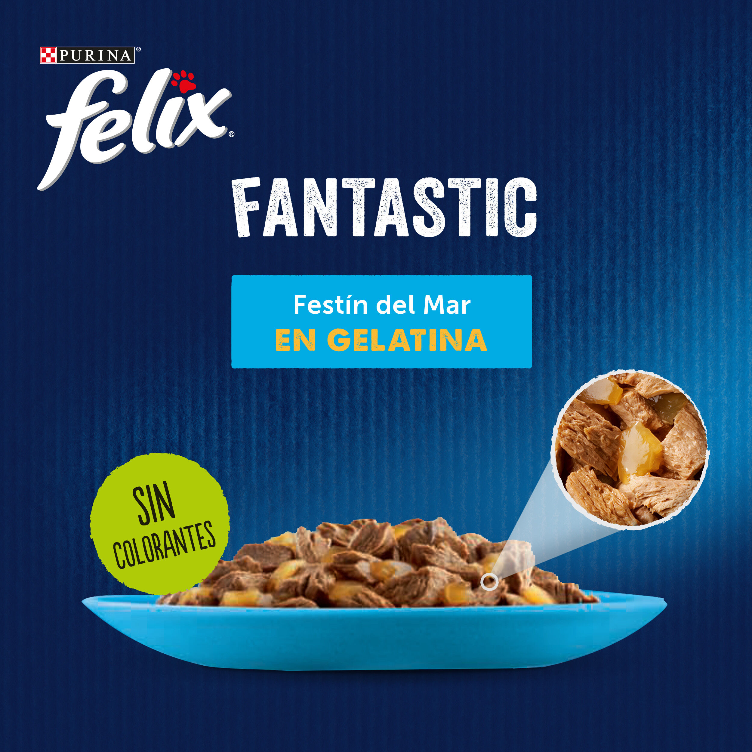 4 sobres x 85 g Felix Fantastic Fest&iacute;n del Mar sobres en gelatina para gatos , , large Imagen numero 2